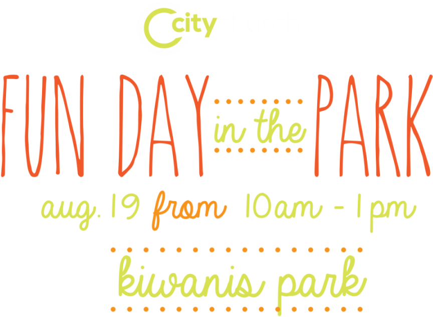 City Church Fun Day Park Event Flyer PNG