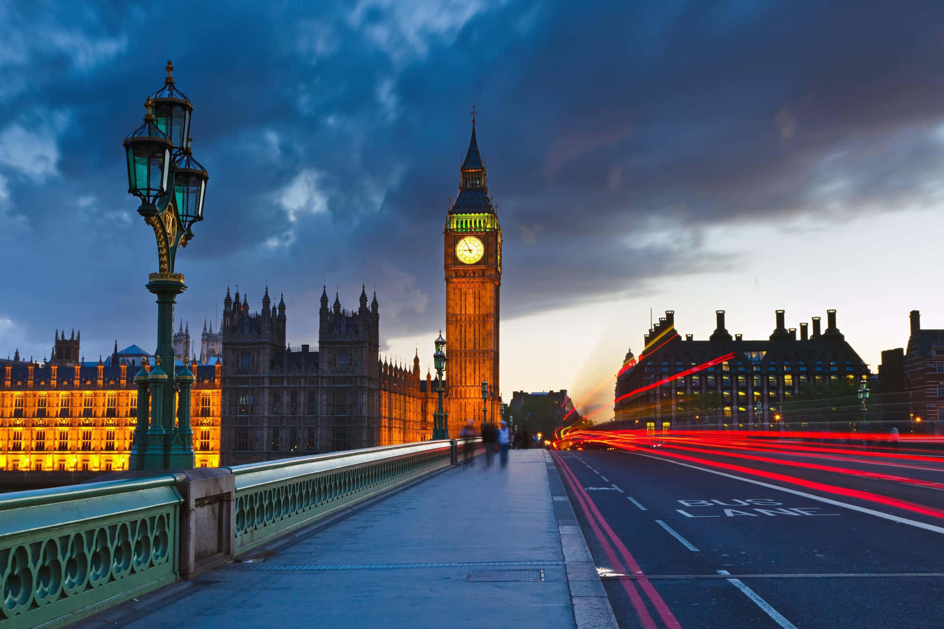 Big Ben i London City skrivebords tapet Wallpaper
