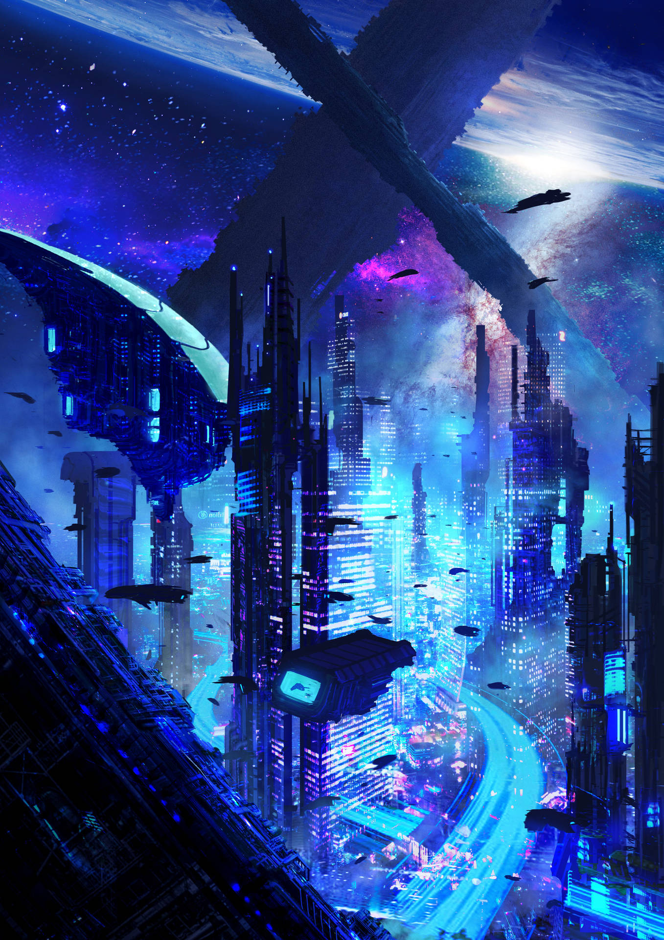 City, Futurism, Sci-fi, Future, Fantastic