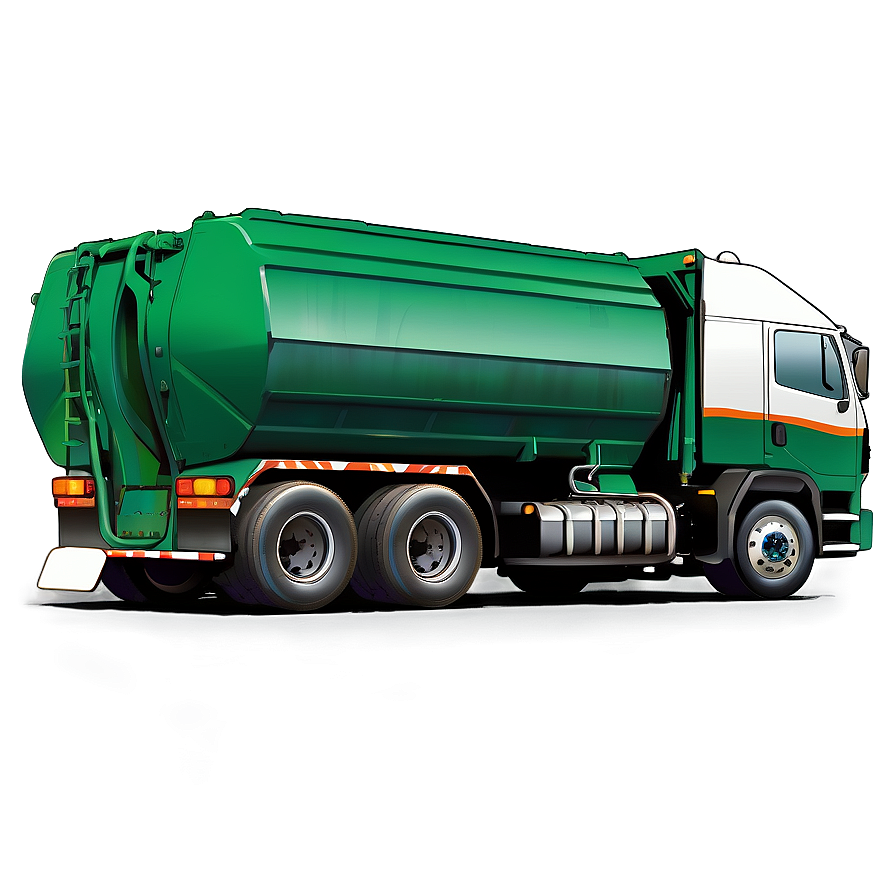 City Garbage Truck Png Tuq97 PNG