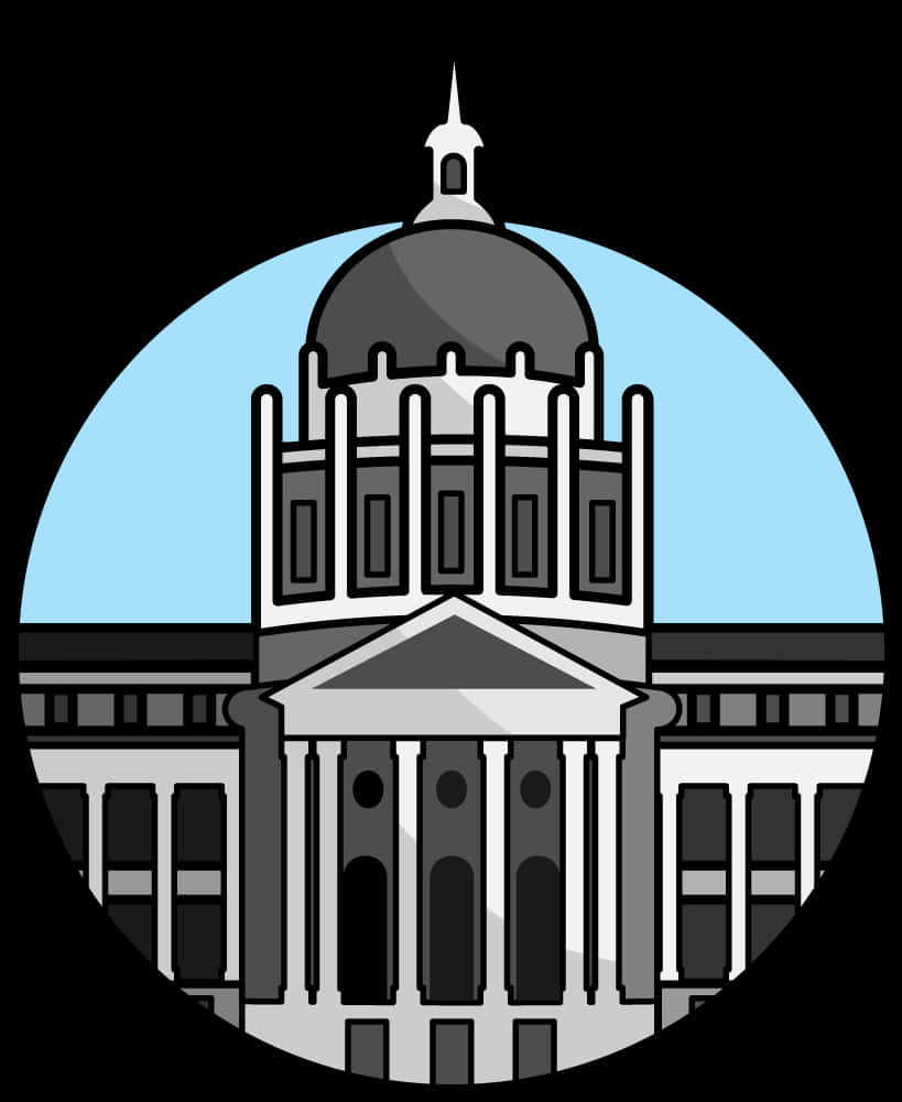 City Hall Illustration PNG
