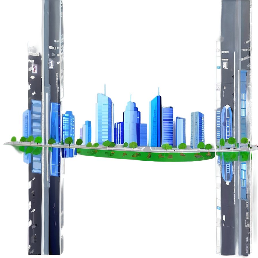 City Infrastructure Blueprint Png Yid PNG