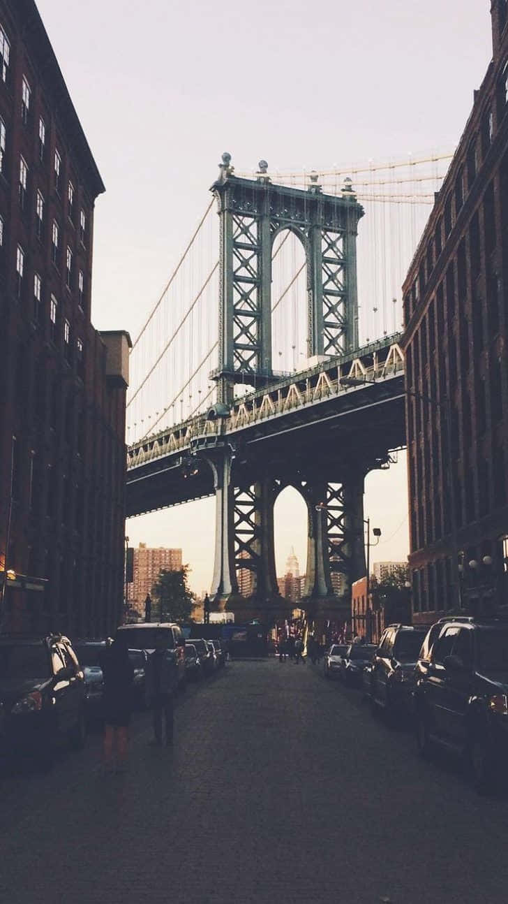 Brooklyn Bridge New York City Iphone Wallpaper