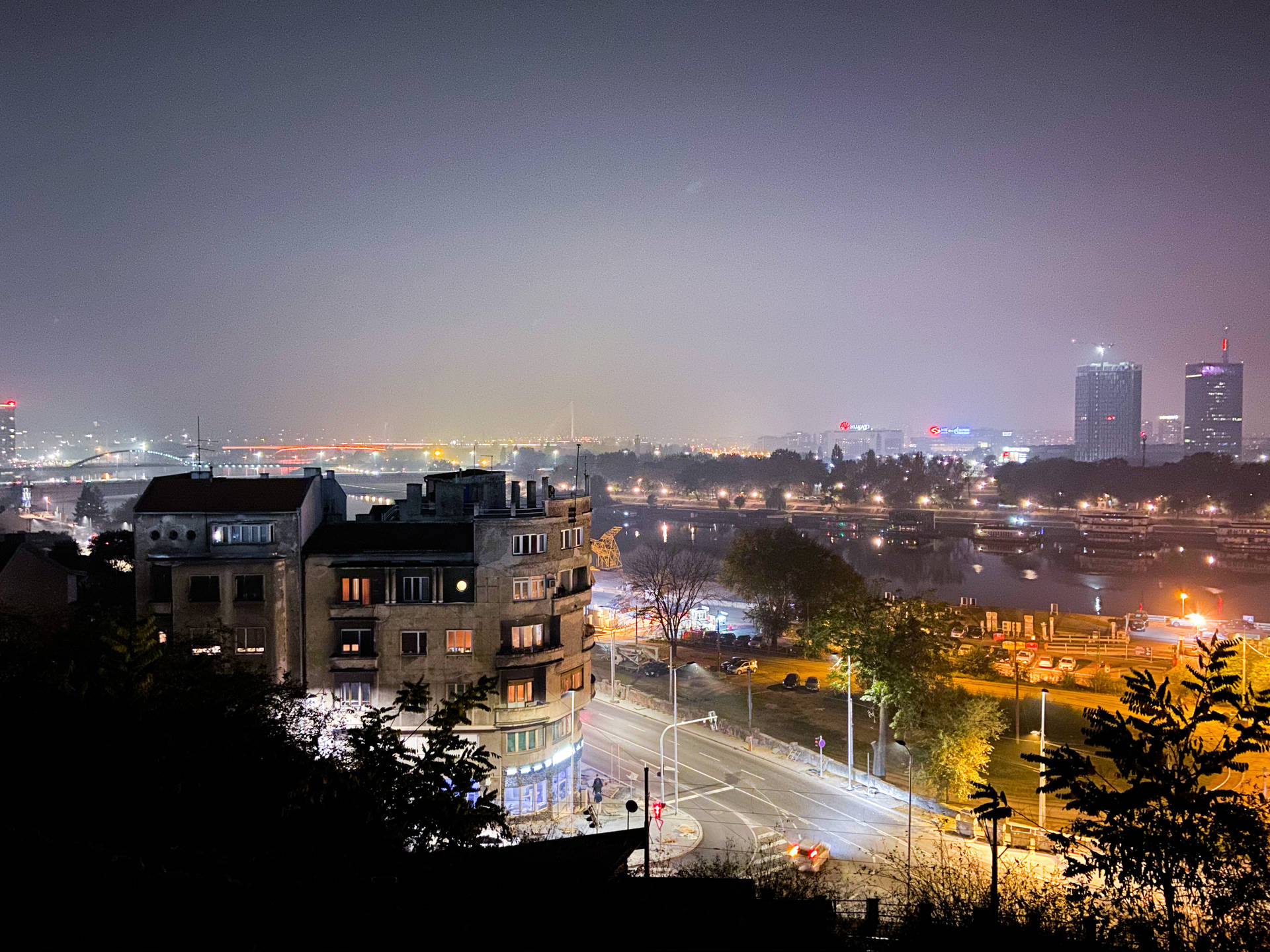 City Lights Belgrade Serbia