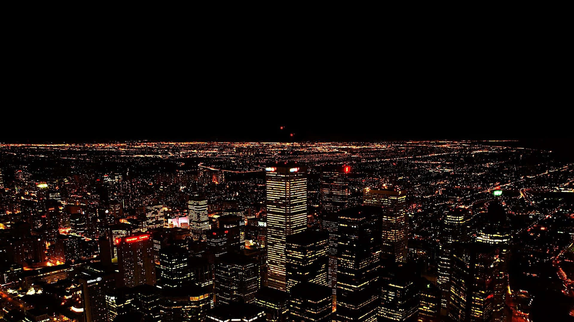 Stadssiluetternattsbilder