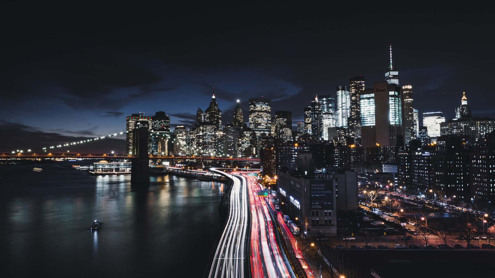 Se på de fantastiske natteskybilleder fra New York City som tapet!