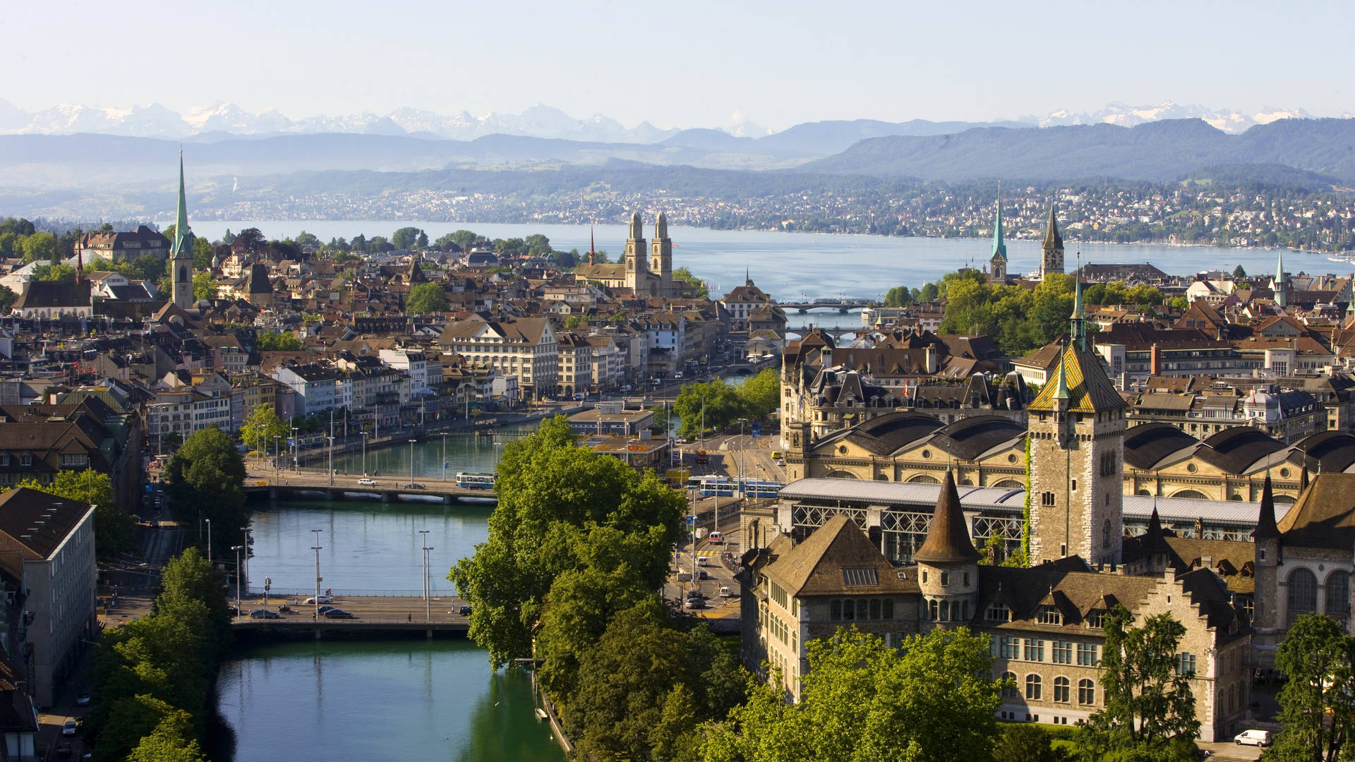 City Of Zurich Switzerland Wallpaper