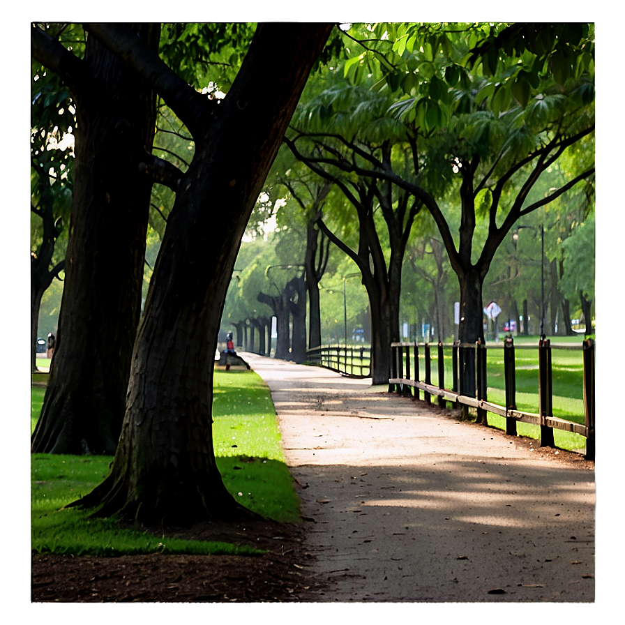 City Park Jogging Path Png Ruu PNG