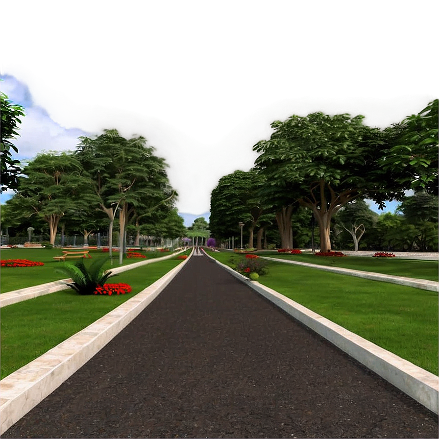 City Park Jogging Path Png Stm PNG