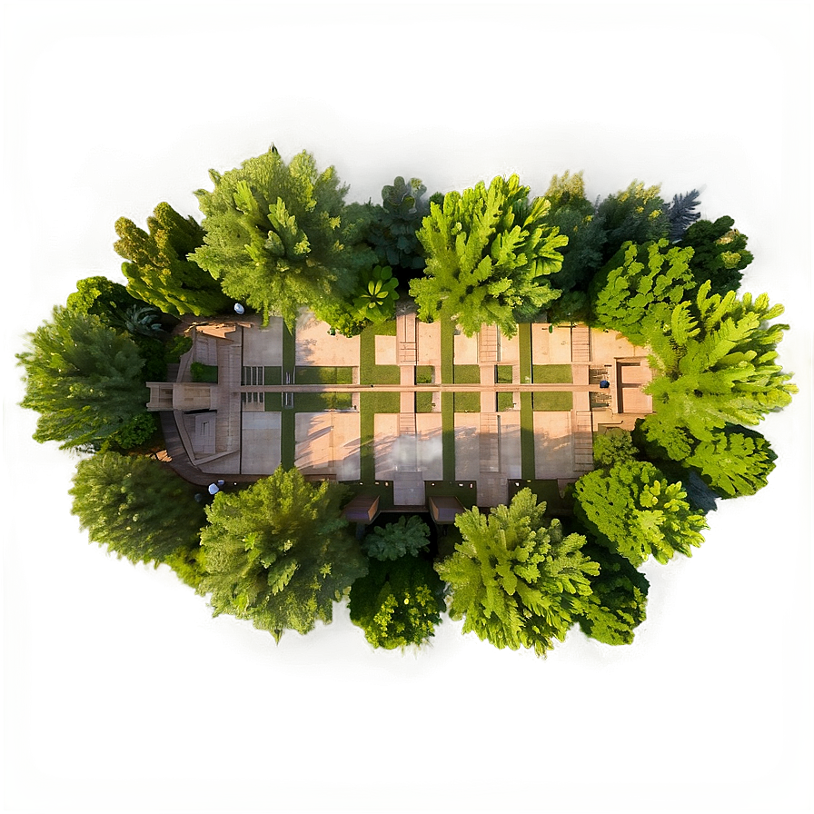 City Park Tree Top View Png Rid PNG