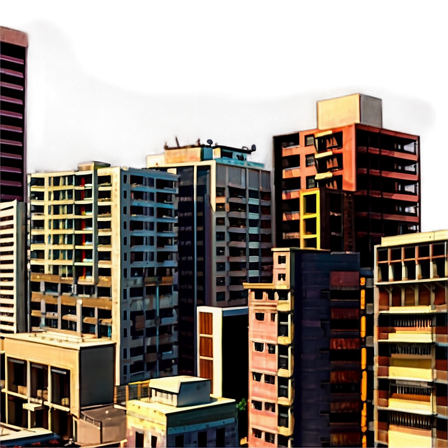 City Rooftops Png Jkm8 PNG