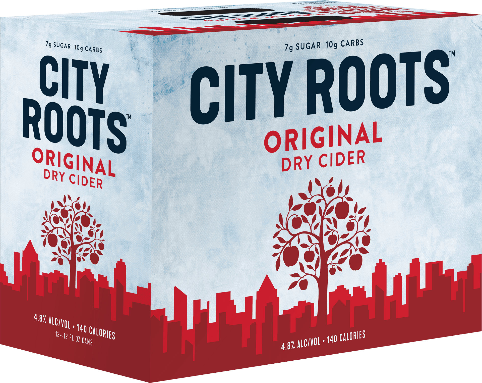 City Roots Original Dry Cider Packaging PNG