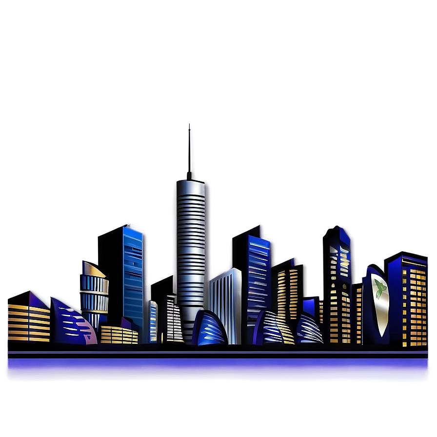 City Skyline Png Vds PNG