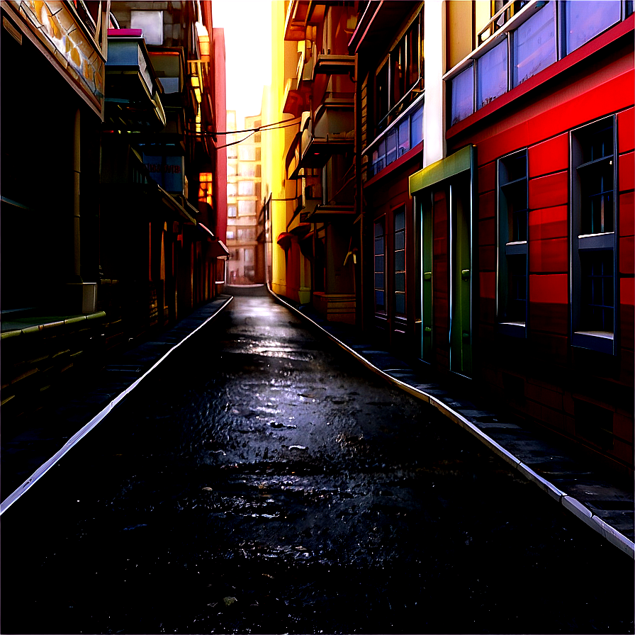 City Street Alleyway Png 67 PNG