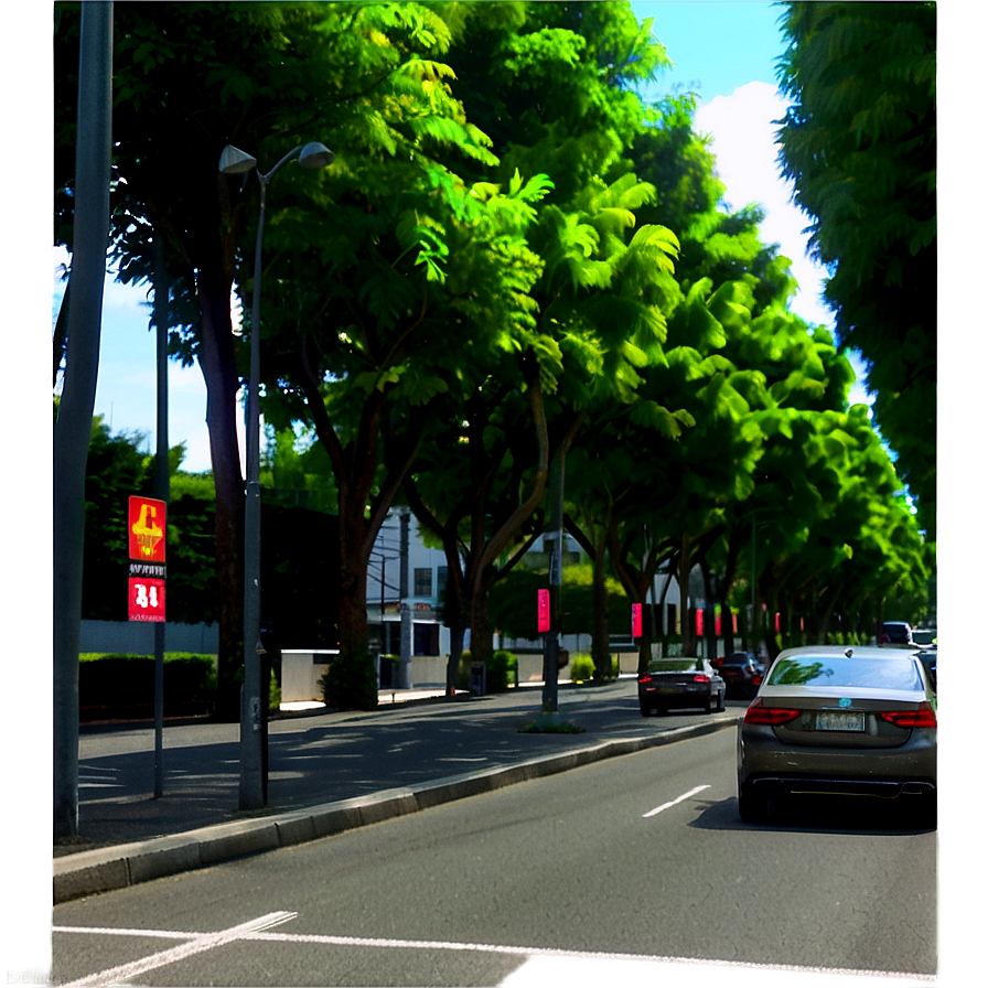 City Street Trees Png 06252024 PNG