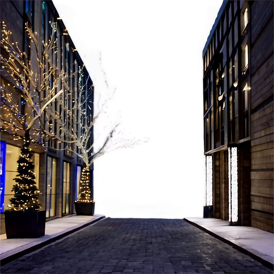 City Street With Christmas Lights Png 51 PNG