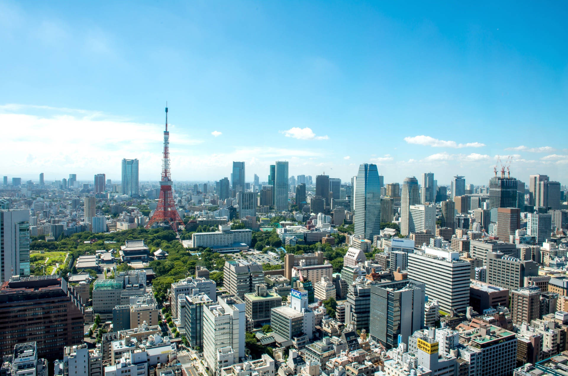 City View Of Tokyo In Day Time Wallpaper