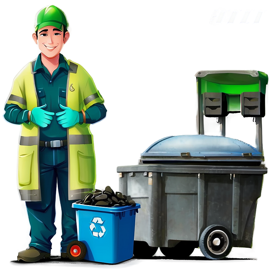 Download City Waste Collection Png Bwq32 | Wallpapers.com