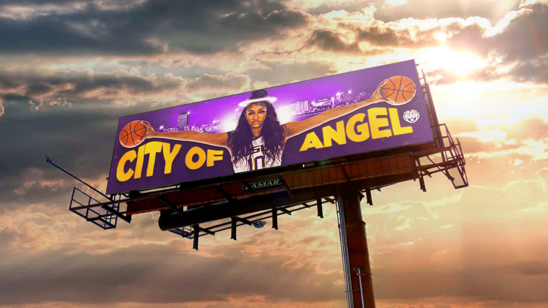 Cityof Angel Basketball Billboard Wallpaper
