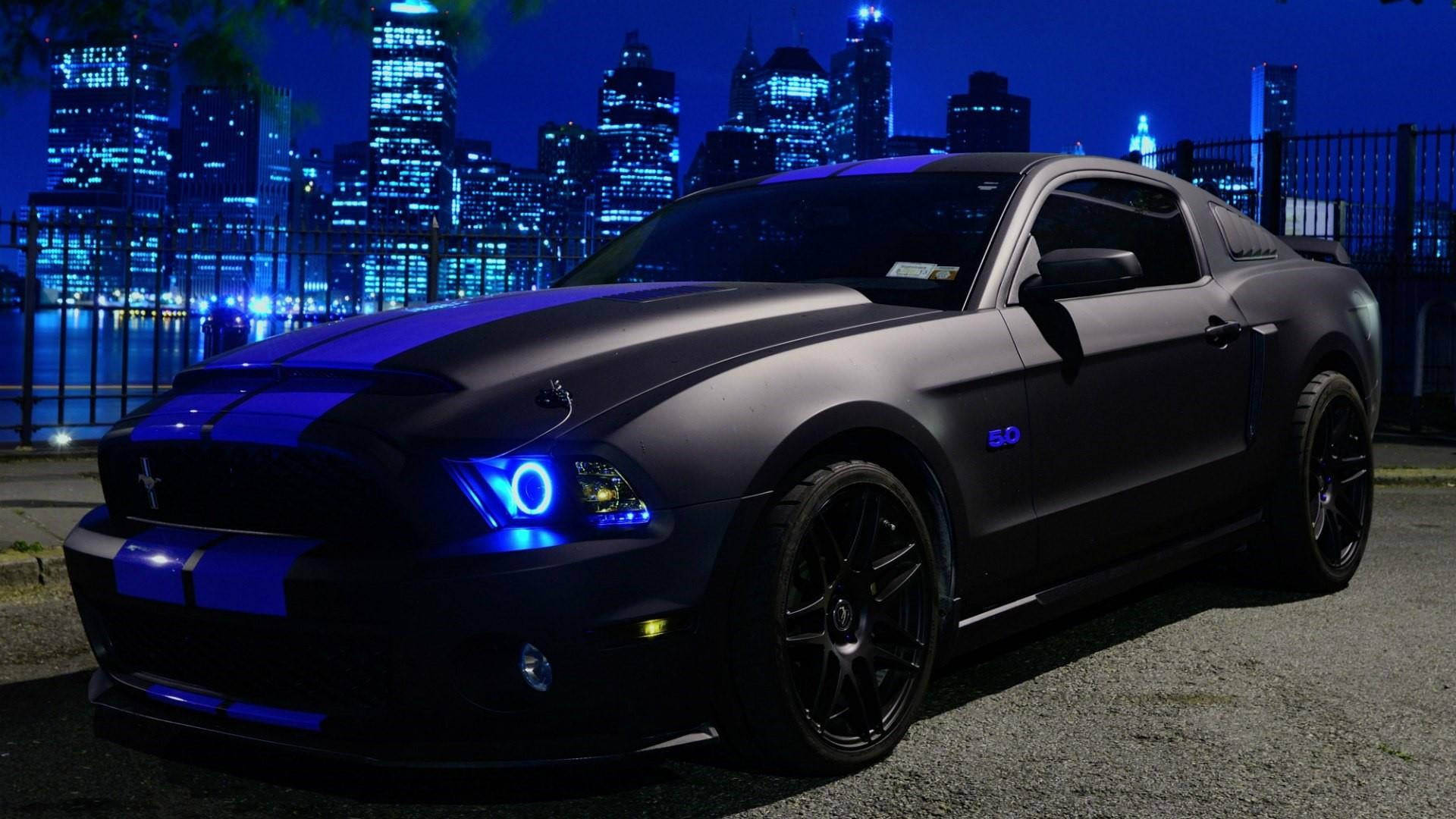 Cityscape And Ford Mustang Hd Wallpaper