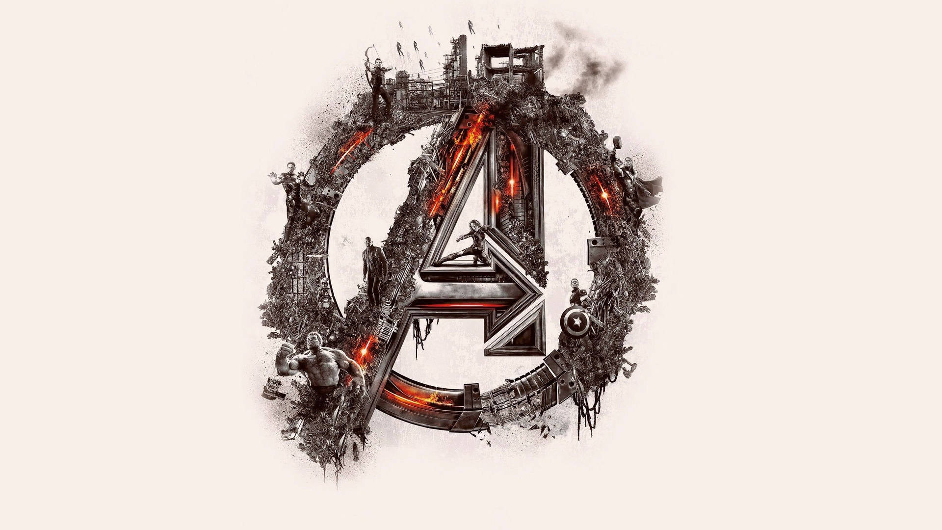 Civil War Avengers Logo Wallpaper