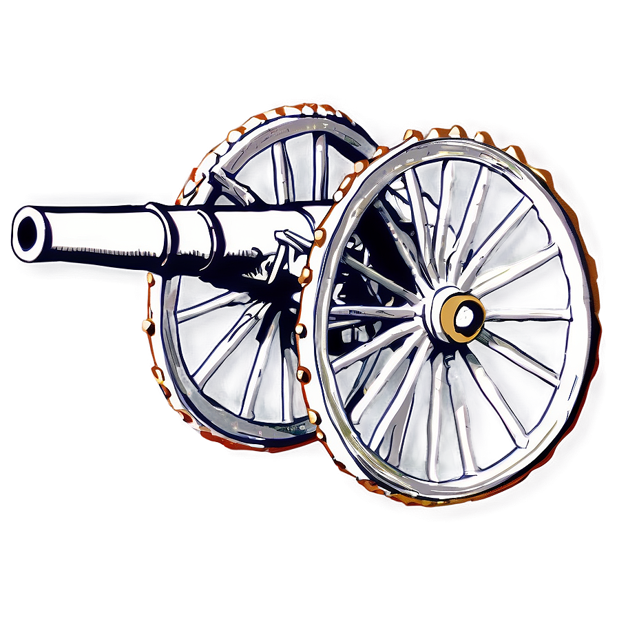 Civil War Cannon Png 05242024 PNG