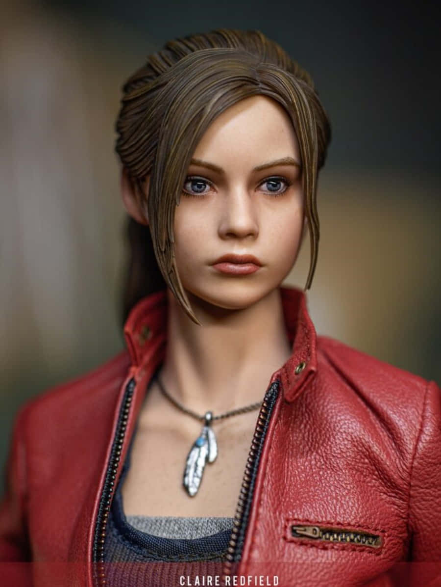 Claire Redfield - An Emblem Of Bravery And Endurance Wallpaper