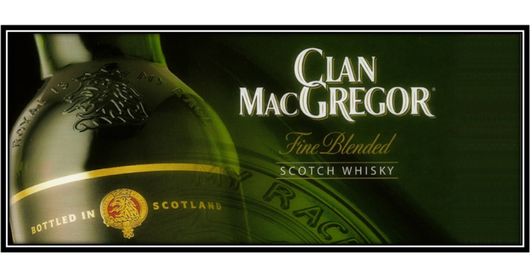 Pósterdel Clan Macgregor Blended Scotch. Fondo de pantalla