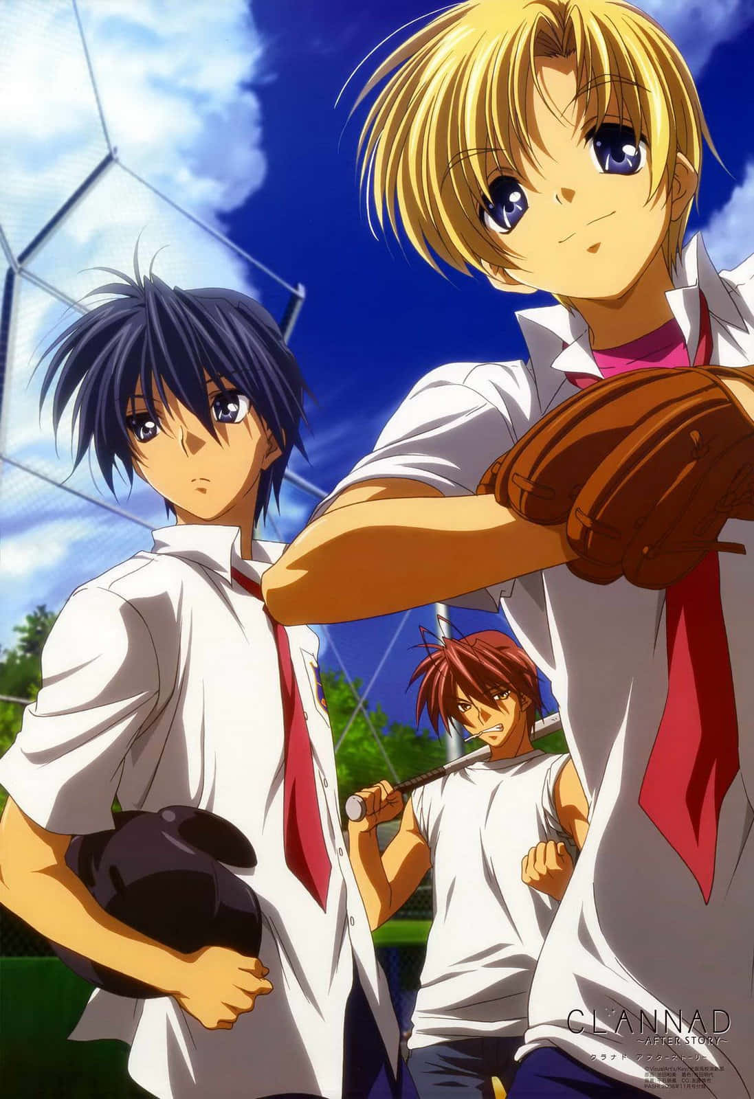 Clannad Hahmot Baseball-pelissä Taustakuva