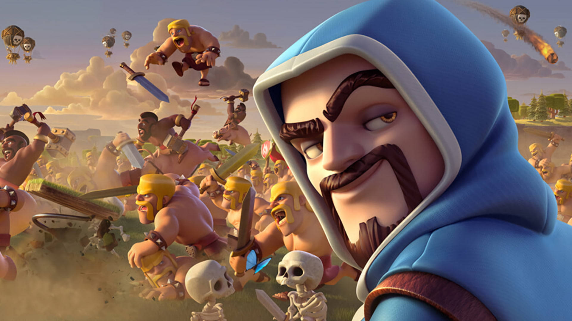 Download Clash Of Clans The Wizard Wallpaper 
