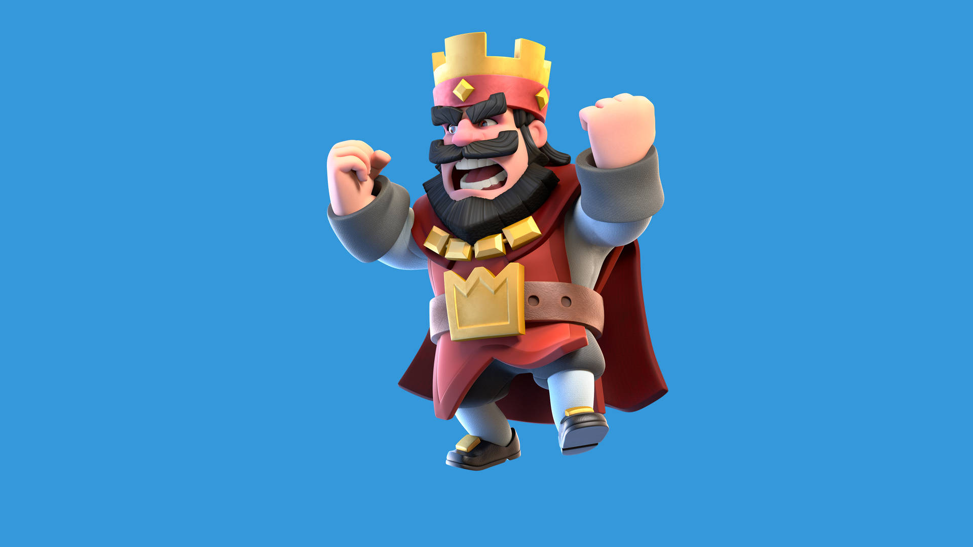 Scarica lo sfondo del Clash Royale Il Re | Wallpapers.com