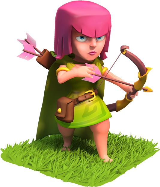 Clashof Clans Archer Character PNG