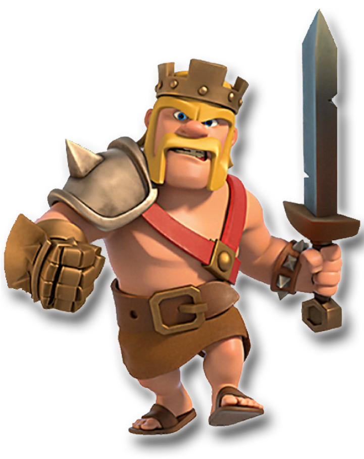 Download Clashof Clans Barbarian Character | Wallpapers.com