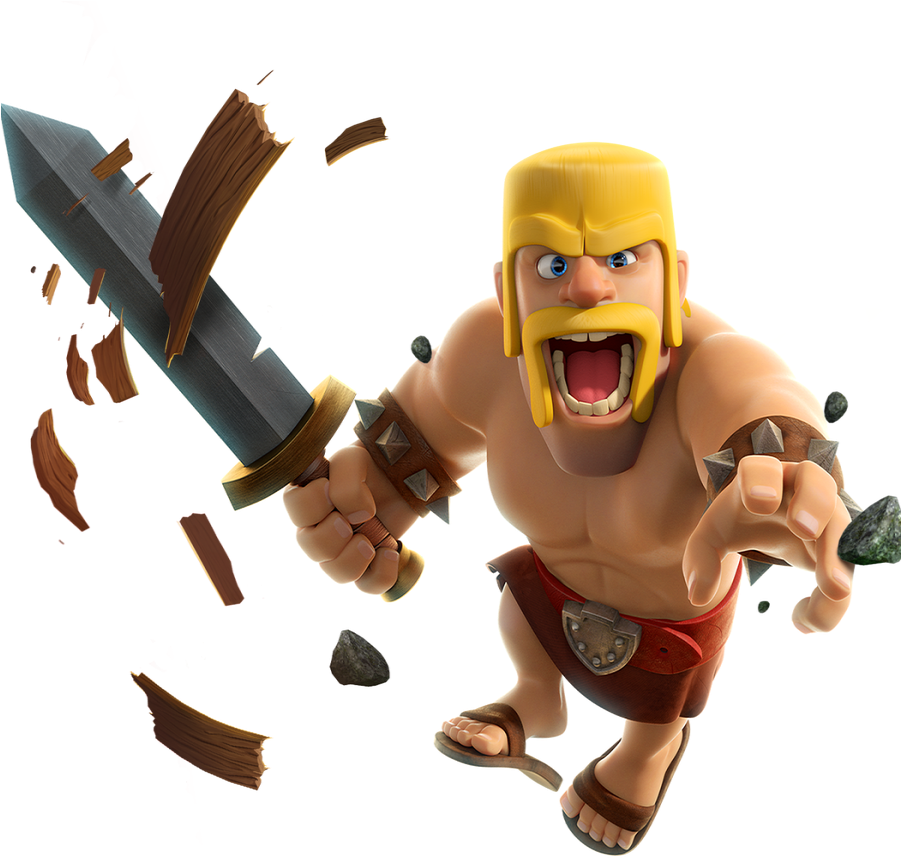 Download Clashof Clans Barbarian Rage | Wallpapers.com