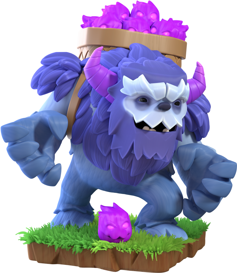 Clashof Clans Electro Dragon Character PNG