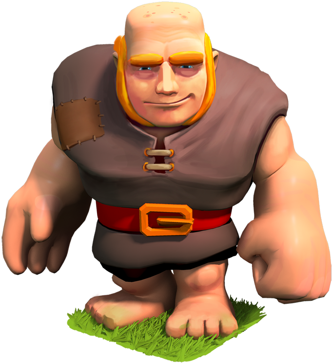 Clashof Clans Giant Character PNG
