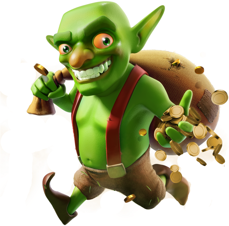 Clashof Clans Goblin Character PNG
