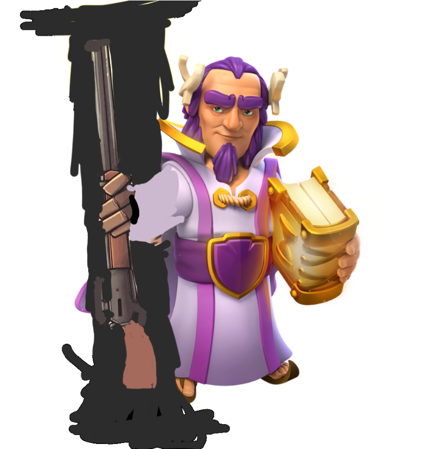 Clashof Clans Purple Wizard PNG