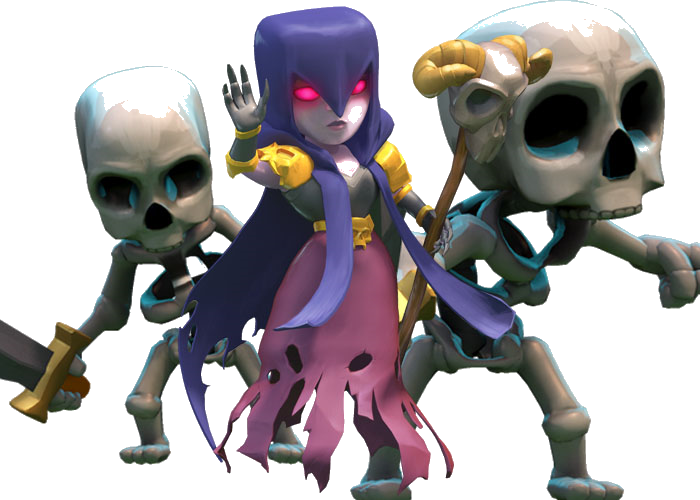 Clashof Clans Royal Ghostand Witch PNG