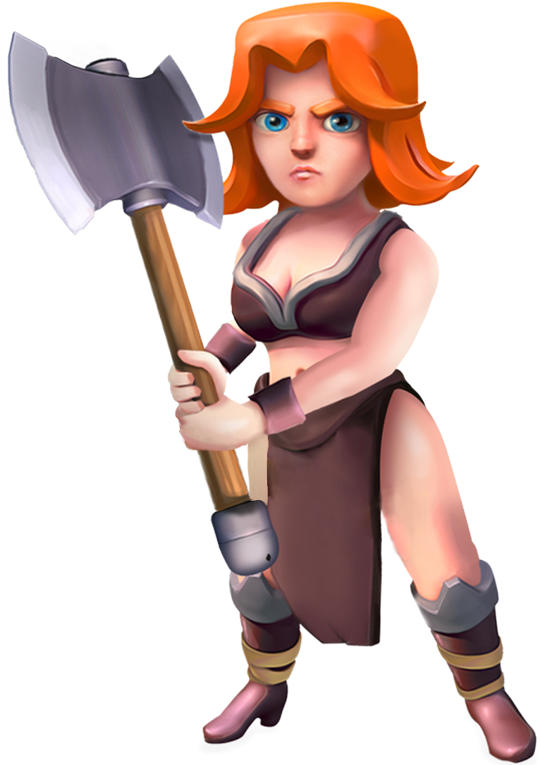Clashof Clans Valkyrie Character PNG