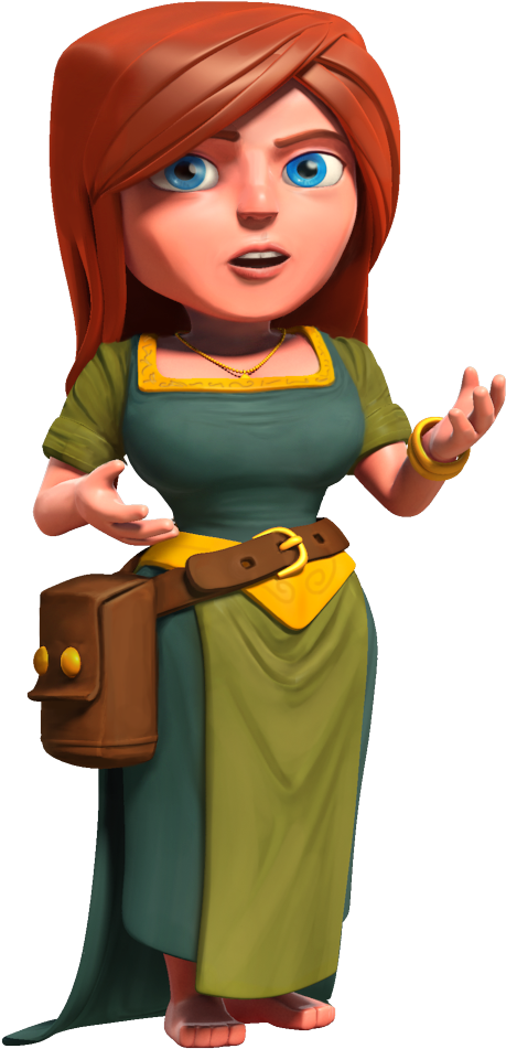 Clashof Clans Village Maiden PNG