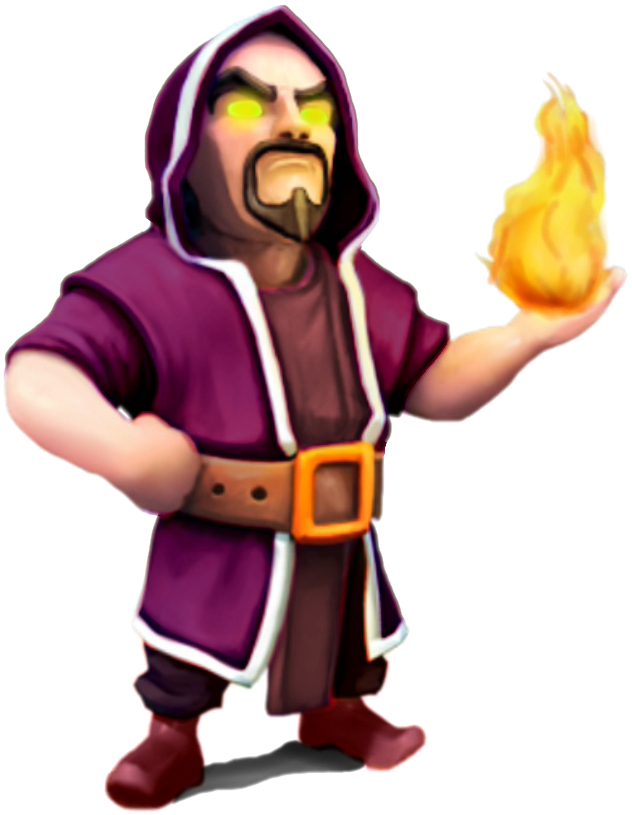 Clashof Clans Wizard Character PNG