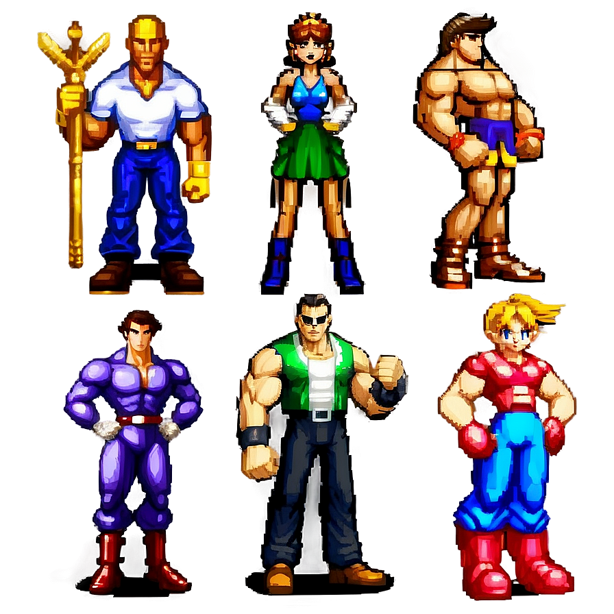Classic 16 Bit Characters Png Ndo74 PNG