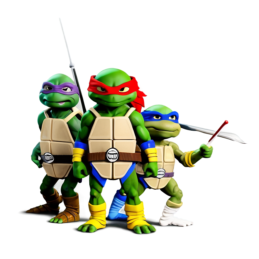 Download Classic 1987 Tmnt Team Png Rfk | Wallpapers.com