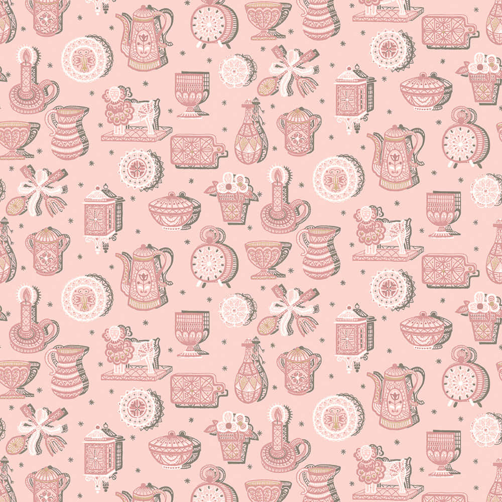 Classic 50s Fashion Nostalgia Wallpaper