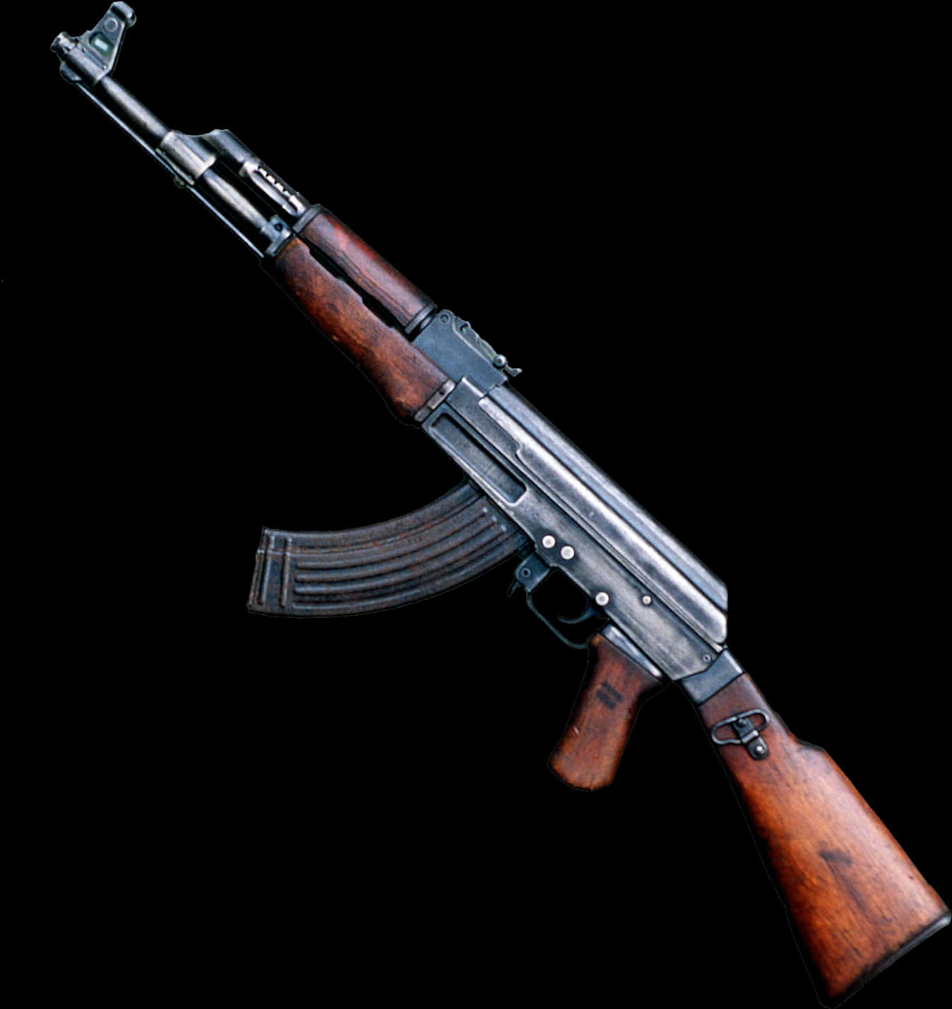 Classic A K47 Assault Rifle PNG