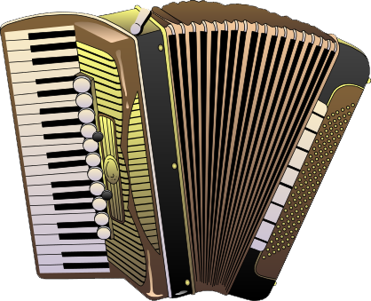 Classic Accordion Illustration PNG