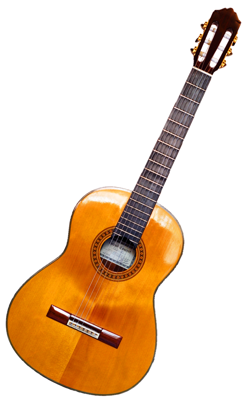 Classic Acoustic Guitar Isolated PNG