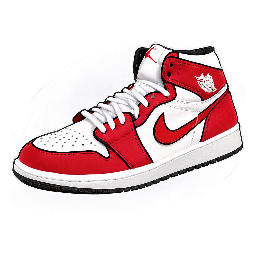 Classic Air Jordan 1 Design Png 06202024 PNG