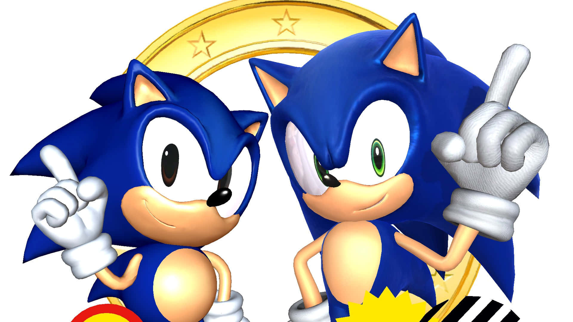 Sonic Generations Klasik Dan Modern Wallpaper